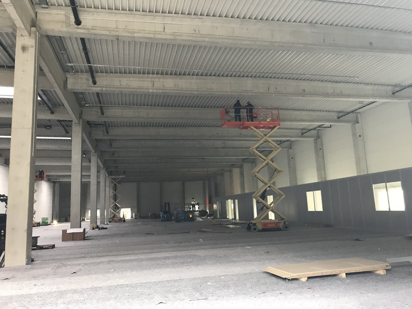 Informe de progreso positivo del proyecto de construcción de Leuze